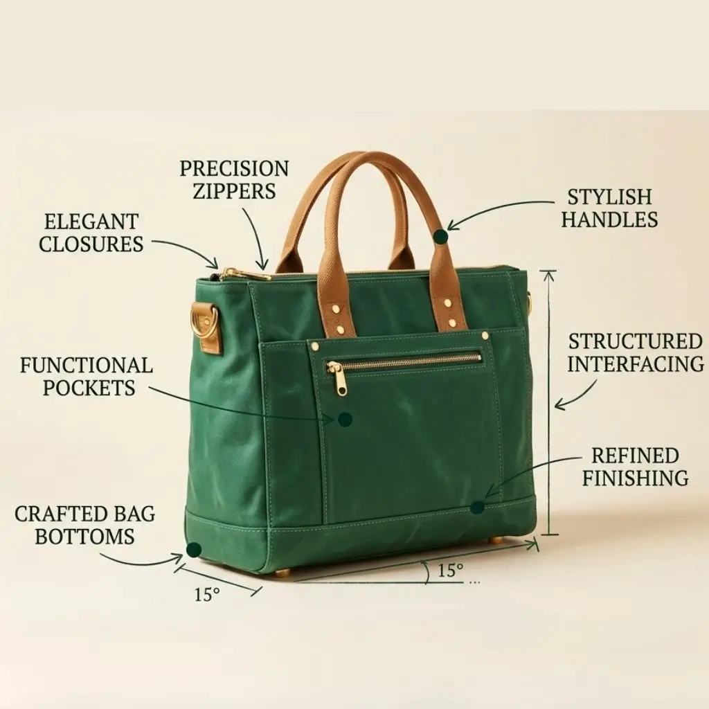 A beautifully handcrafted designer bag